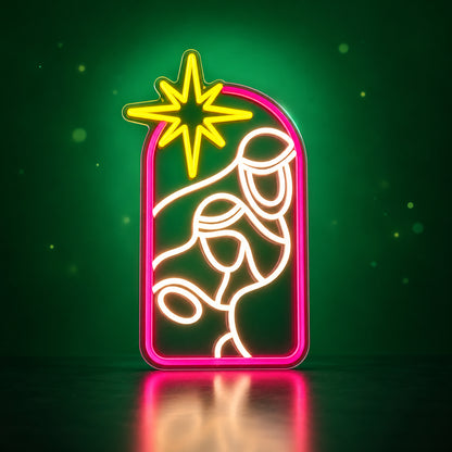 The Star Christmas Neon Sign - Facebook Ad Image