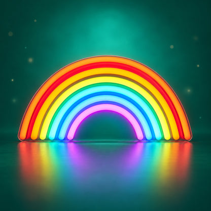 Rainbow Neon Sign - Facebook Ad Image
