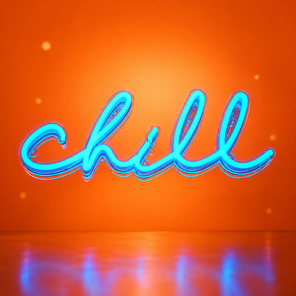 Chill Neon Sign - Facebook Ad Image