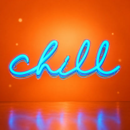 Chill Neon Sign - Facebook Ad Image