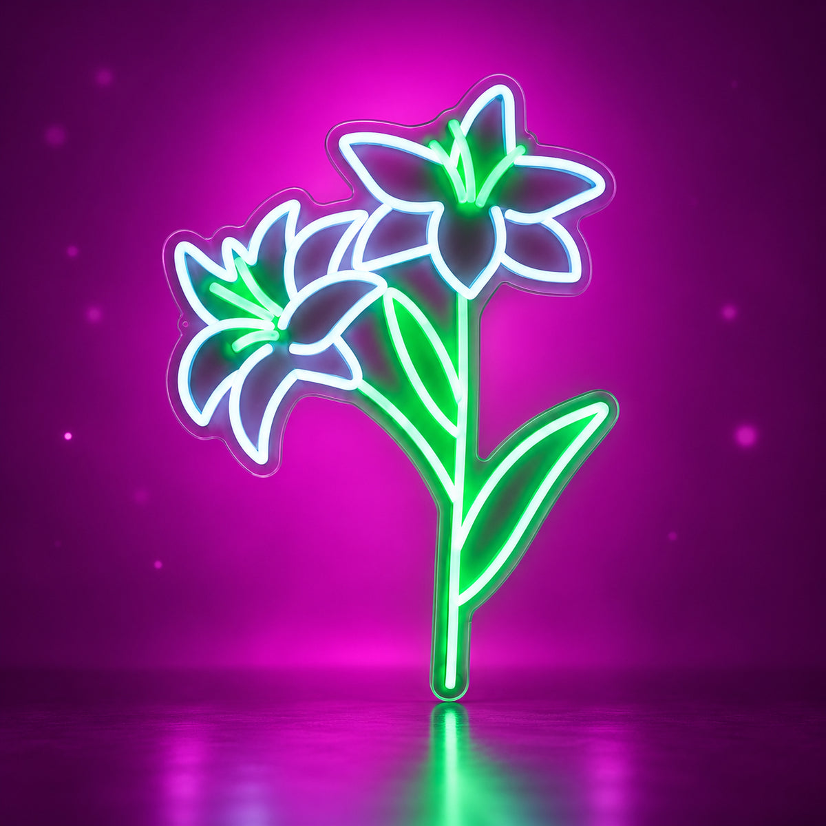Easter Lily LED Neon Sign - Facebook Ad Image