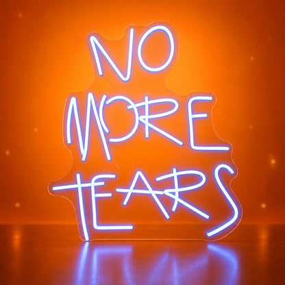No More Tears LED Neon Sign Dimmable Wall Light - Facebook Ad Image