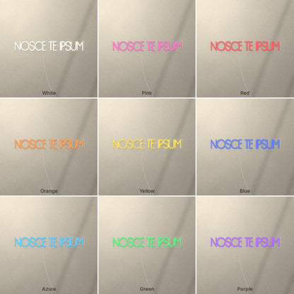 NOSCE TE IPSUM Know Thyself Neon Sign - Shineneon