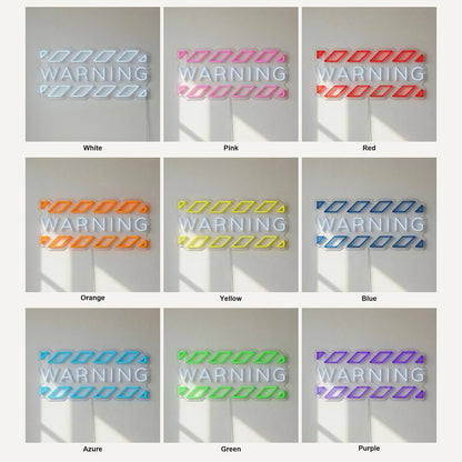 Warning LED Neon Sign Dimmable Wall Light - Shineneon