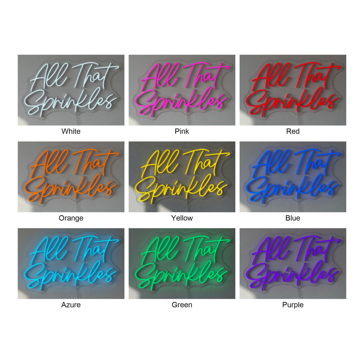 All That Sprinkles LED Neon Sign Dimmable Wall Light - Shineneon