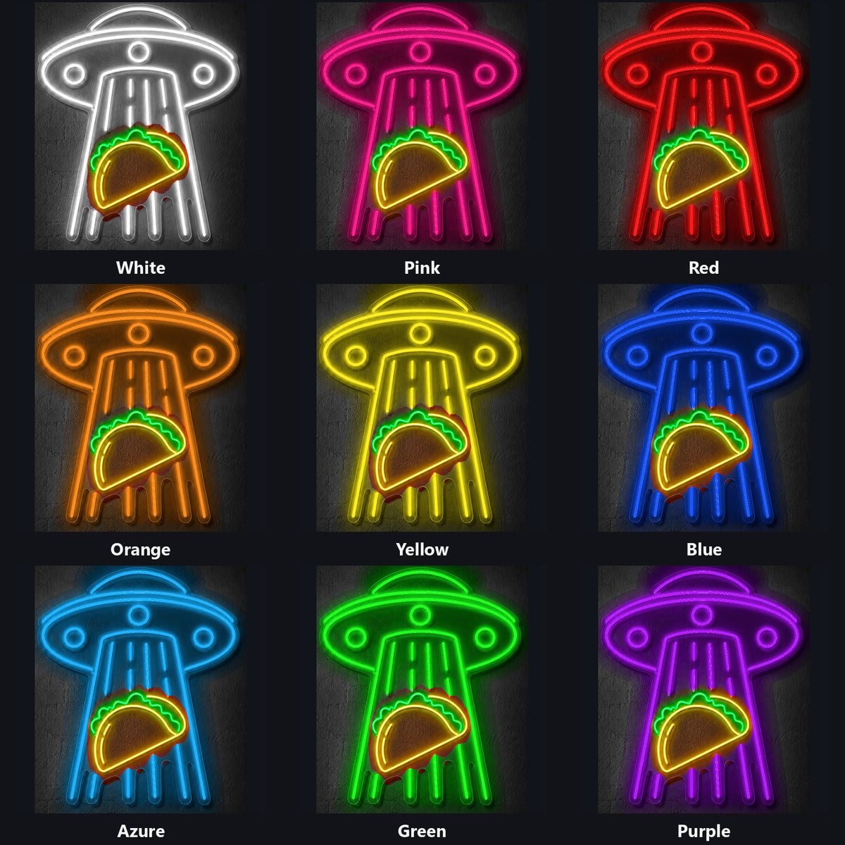 UFO Tractor Beam LED Neon Sign - Shineneon