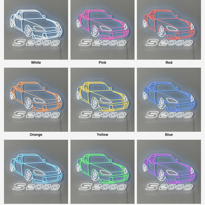 S2000 Sports Car LED Neon Sign - Shineneon