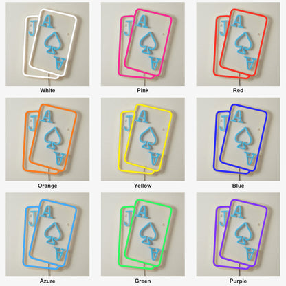 Poker Cards LED Neon Sign for Man Cave - Shineneon