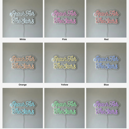 Reach for the Stars LED Neon Sign - Shineneon