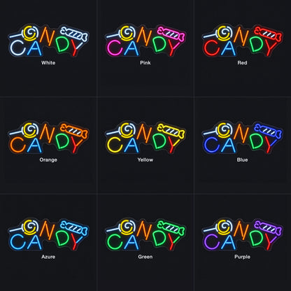 Candy LED Neon Sign for Halloween Light Up Party Decor - Shineneon