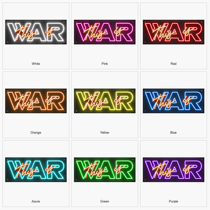 This Is War LED Neon Sign Wall Neon Signs - Shineneon