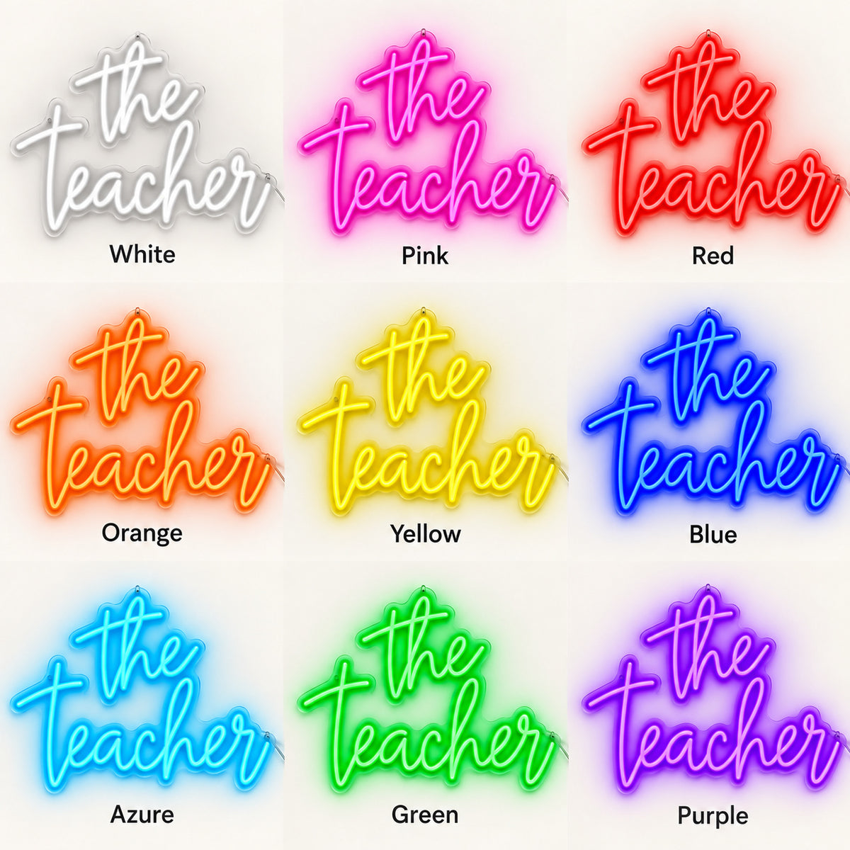 The Teacher LED Neon Sign - Shineneon