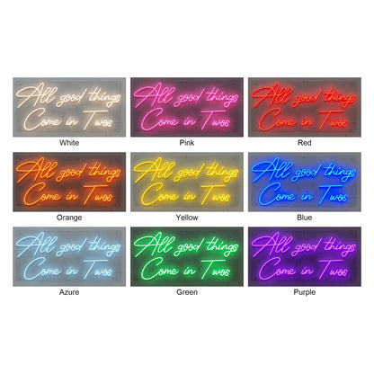 All Good Things Come to an End LED Neon Sign Dimmable Wall Light - Shineneon