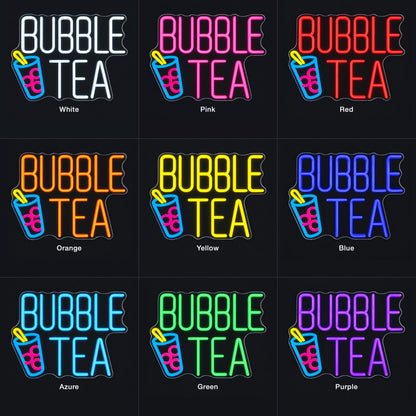 Bubble Tea LED Neon Sign Dimmable Wall Light - Shineneon