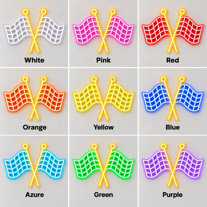Finish Flags LED Neon Sign Dimmable Wall Light - Shineneon
