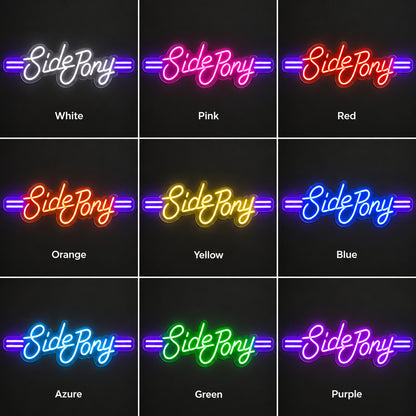 Side Pony LED Neon Sign for Salon Light Up Business Decor Wall Neon Signs - Shineneon