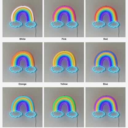 Rainbow and Cloud LED Neon Sign - Shineneon