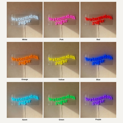 Watermelon Sugar LED Neon Sign Dimmable Wall Light - Shineneon
