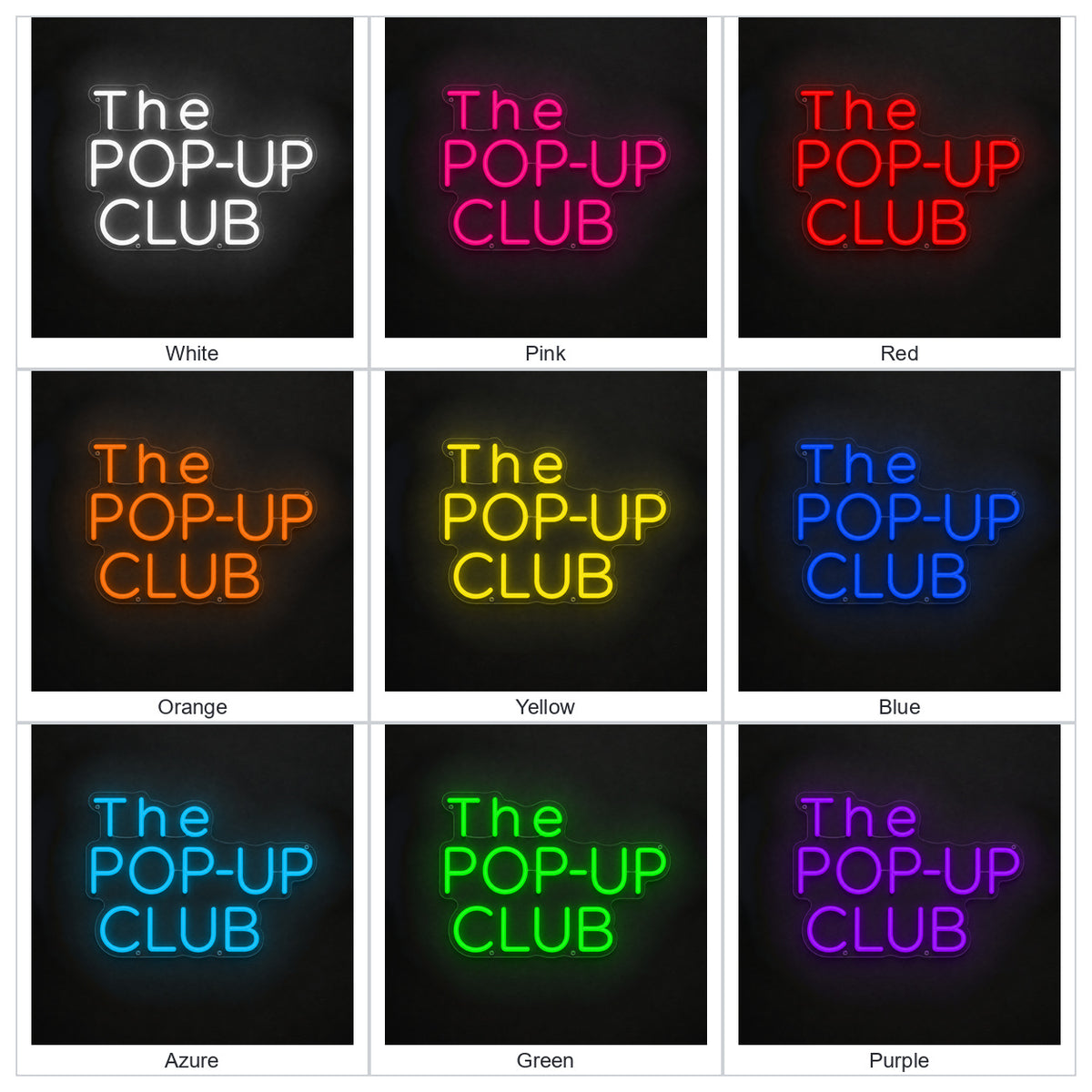 The Pop Up Club LED Neon Sign Wall Neon Signs - Shineneon