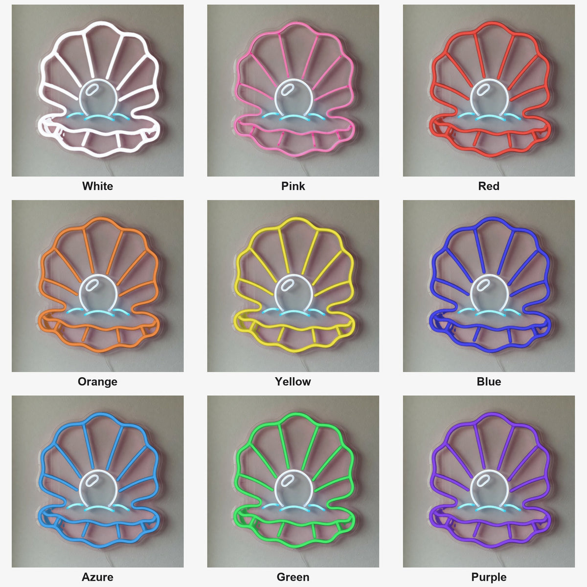Pearl Sea Shell LED Neon Sign - Shineneon