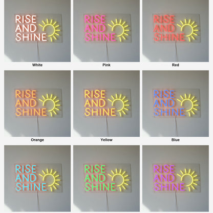 Rise and Shine LED Neon Sign - Shineneon