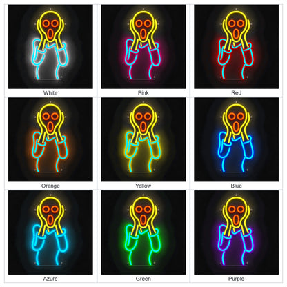 The Scream LED Neon Sign - Shineneon