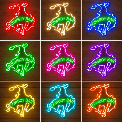 Cowboy Bar Neon Sign Home Neon Signs - Shineneon