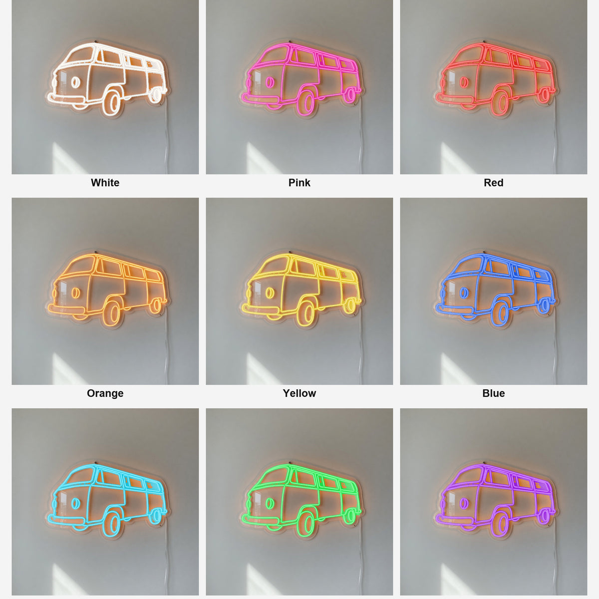 Retro Bus LED Neon Sign - Shineneon