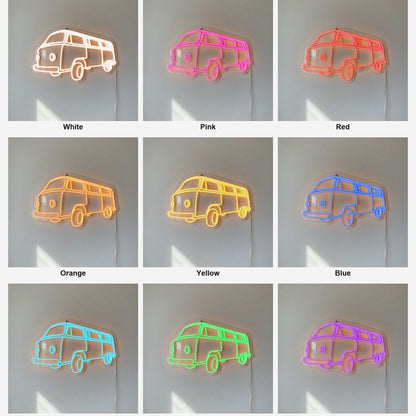 Retro Bus LED Neon Sign - Shineneon