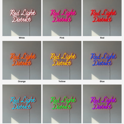 Red Light District LED Neon Sign - Shineneon
