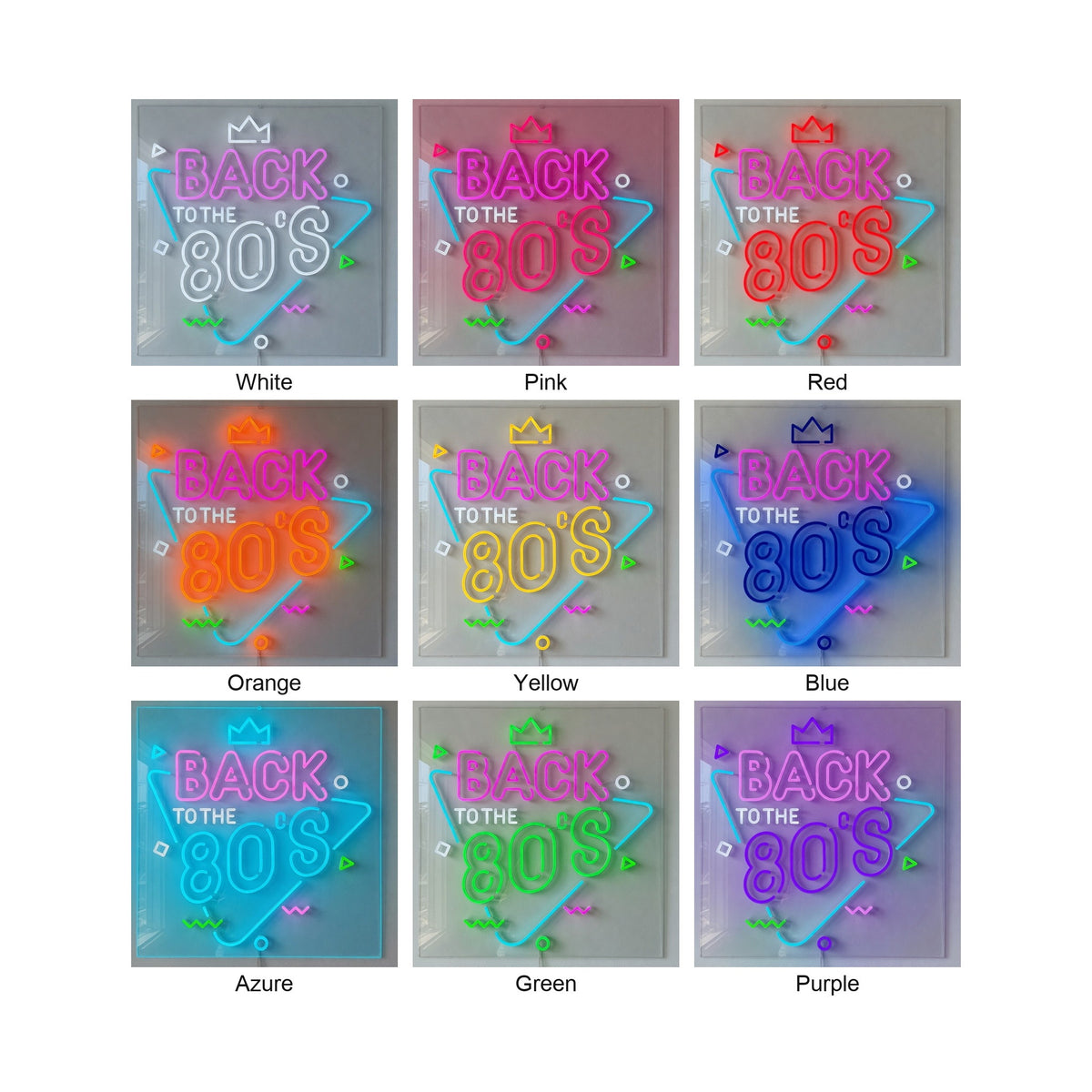 Back to the 80s LED Neon Sign Dimmable Wall Light - Shineneon