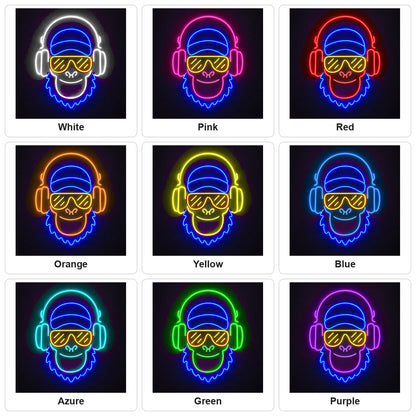 Music Monkey LED Neon Sign Wall Neon Signs - Shineneon