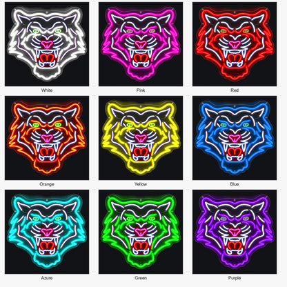 Tiger Head LED Neon Sign Wall Neon Signs - Shineneon