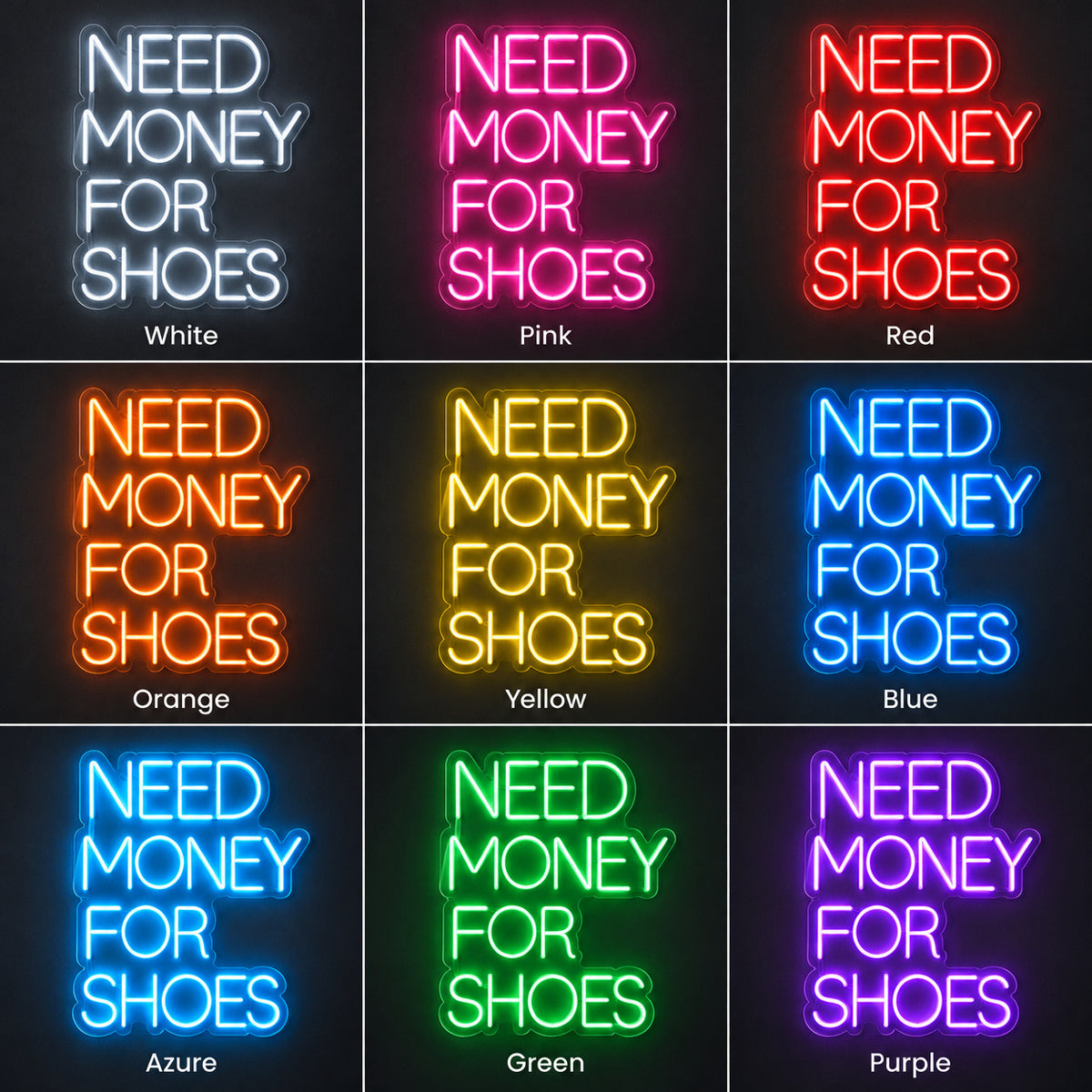 Need Money For Shoes LED Neon Signs - Shineneon
