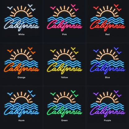 California Sunrise Neon Sign - Shineneon