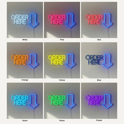 Order Here LED Neon Sign Dimmable Wall Light - Shineneon