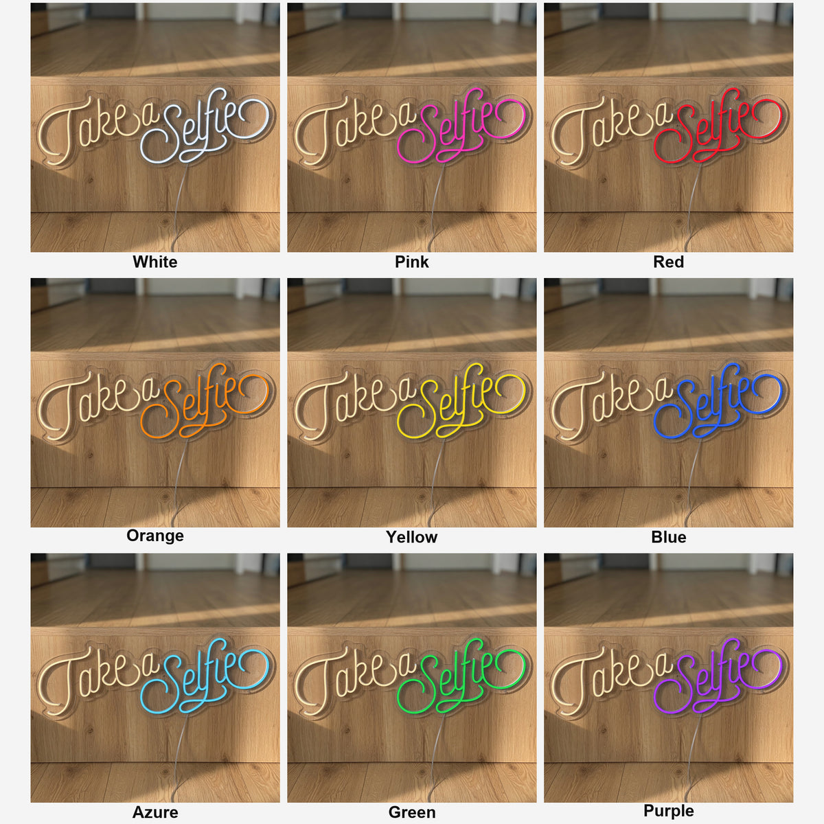 Take a Selfie LED Neon Sign for Photo Booth - Shineneon