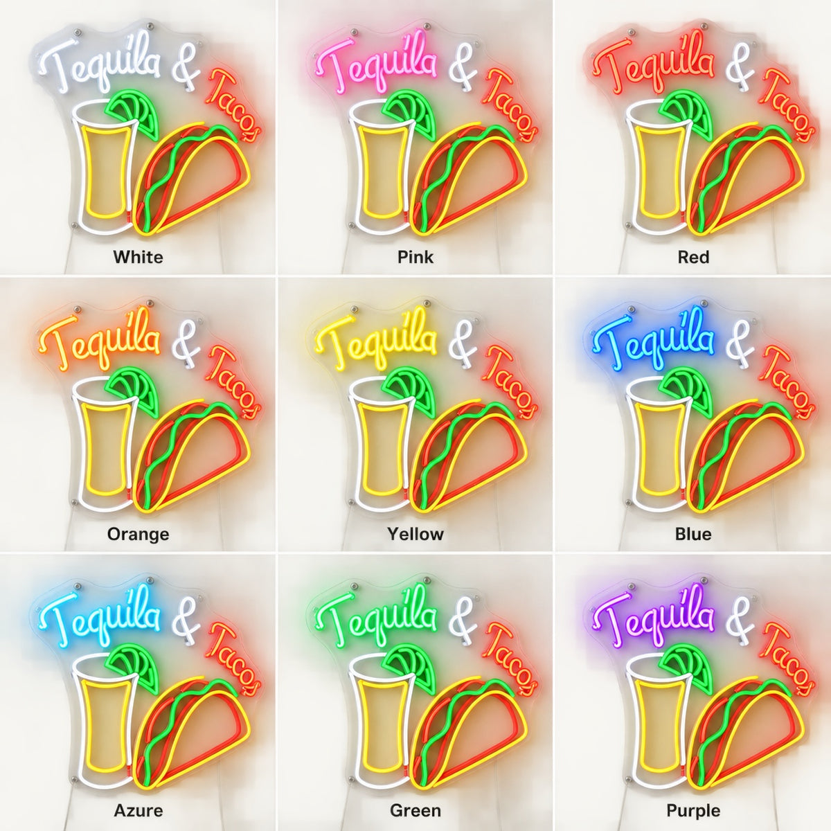 Tequila Tacos LED Neon Sign - Shineneon