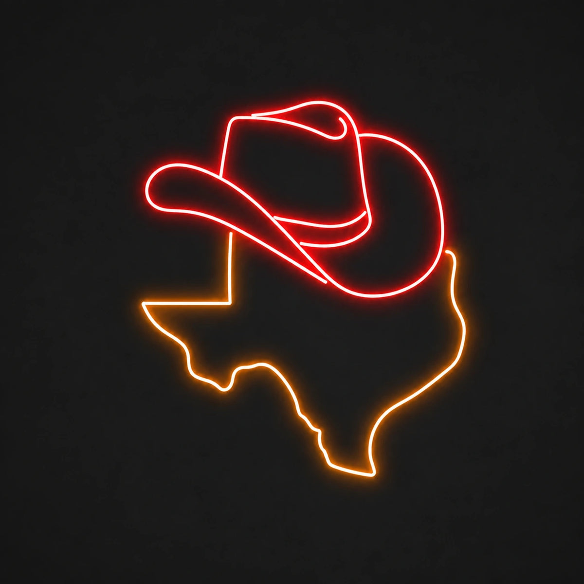 Texas Word Vintage LED Neon Sign Home Neon Signs - Shineneon