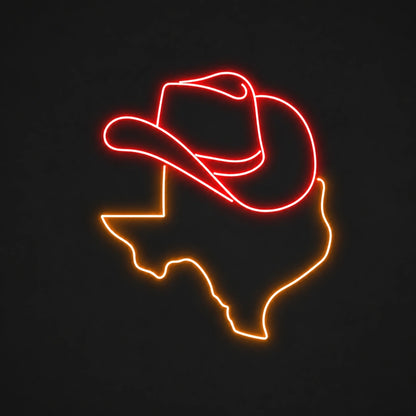 Texas Word Vintage LED Neon Sign Home Neon Signs - Shineneon