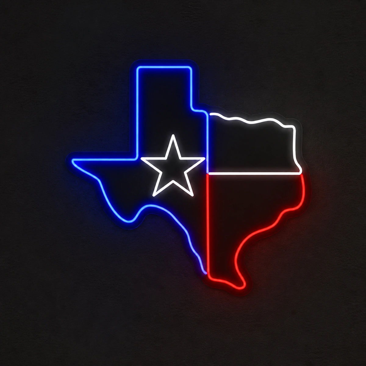 Texas State Outline Vintage LED Neon Sign Wall Neon Signs - Shineneon