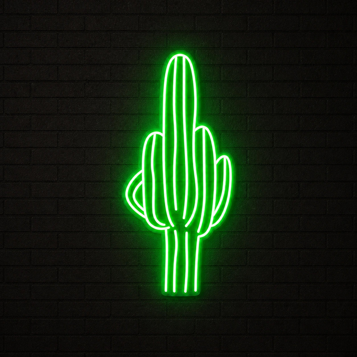 Tall Saguaro Cactus Vintage LED Neon Sign Home Neon Signs - Shineneon