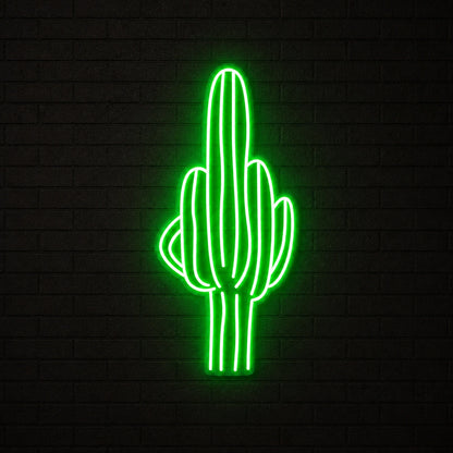 Tall Saguaro Cactus Vintage LED Neon Sign Home Neon Signs - Shineneon