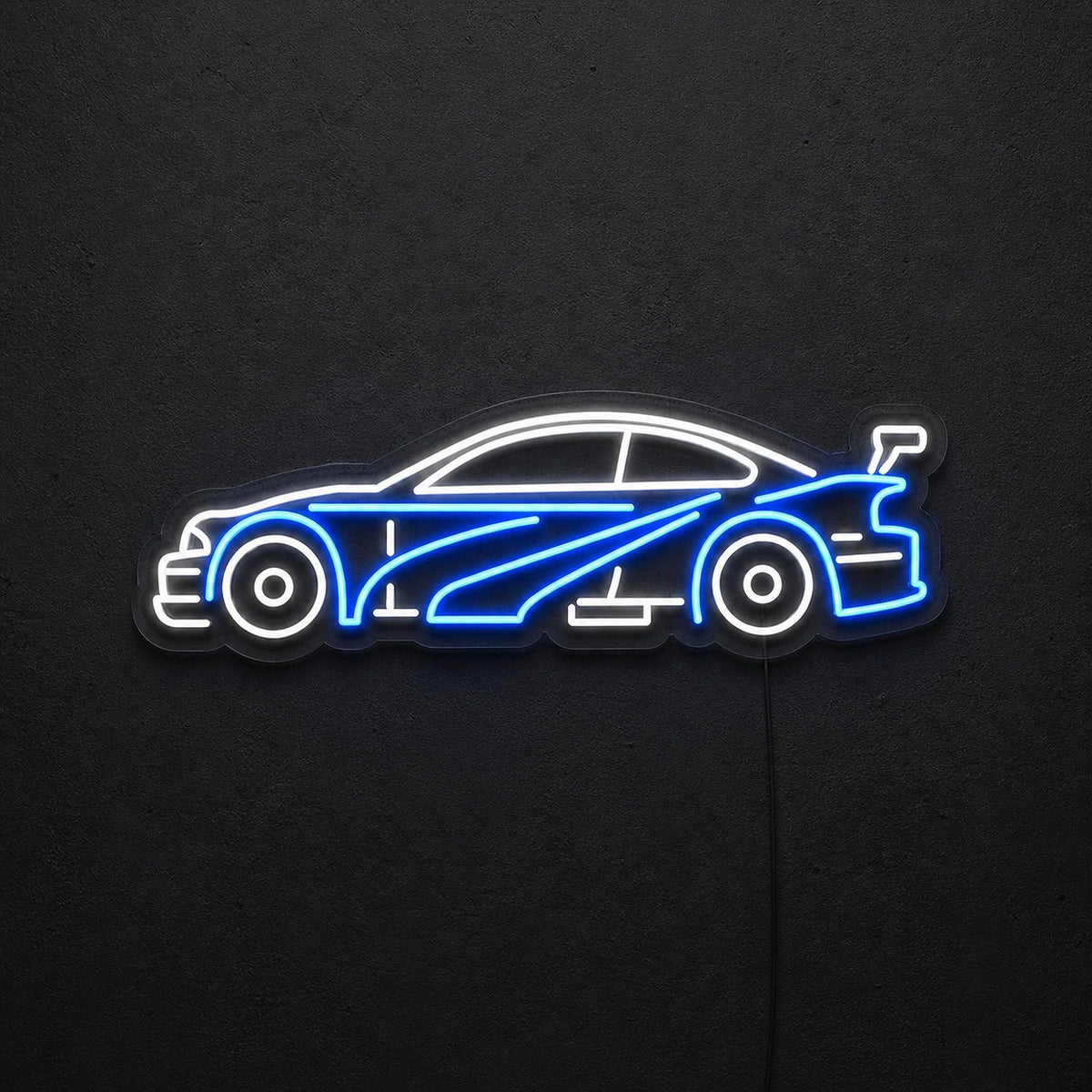 Sports Car Silhouette Vintage LED Neon Sign Home Neon Signs - Shineneon