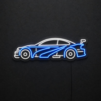 Sports Car Silhouette Vintage LED Neon Sign Home Neon Signs - Shineneon