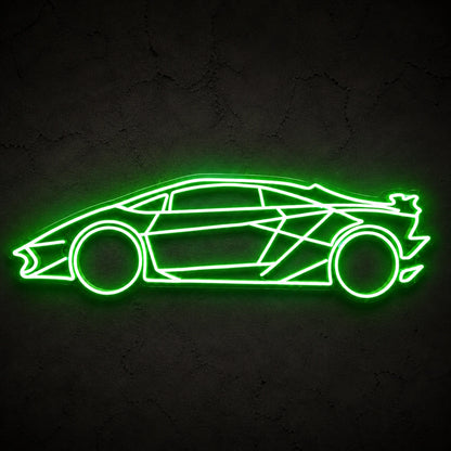 Sports Car Outline Vintage LED Neon Sign Wall Neon Signs - Shineneon