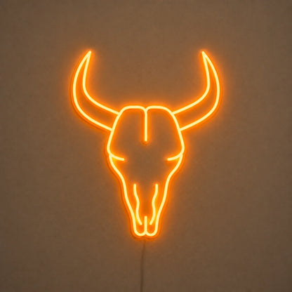 Ranch Bull Skull Vintage LED Neon Sign Home Neon Signs - Shineneon
