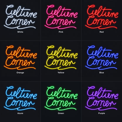 Culture Corner LED Neon Sign Dimmable Wall Light - Color Grid