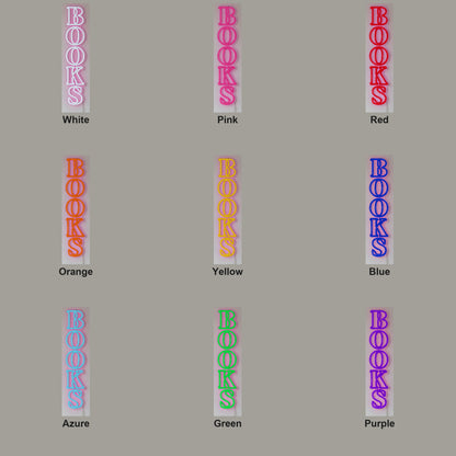 Books Neon Sign - Color Grid