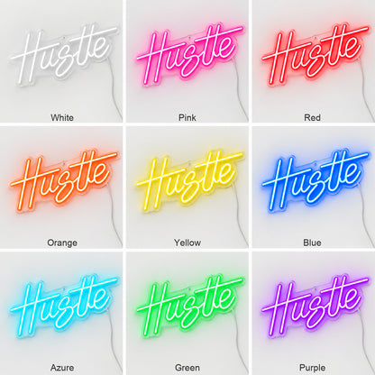 Hustle LED Neon Sign Wall Neon Signs - Color Grid